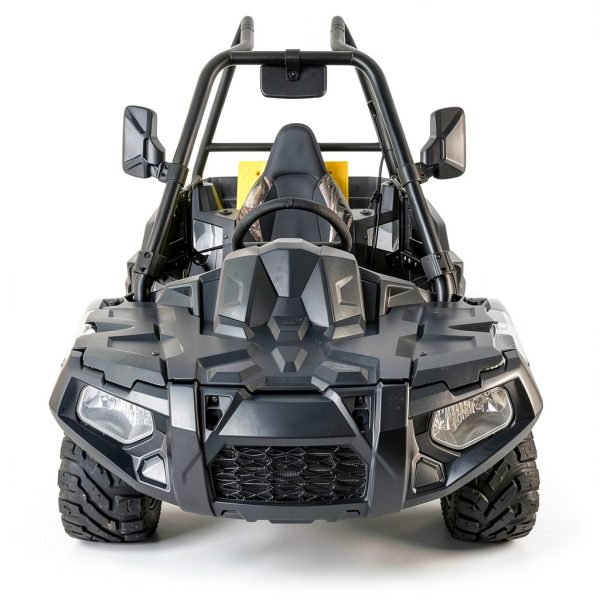 UTV Mirror RANSOTO Center Black Model B Adjustable Foldable-6