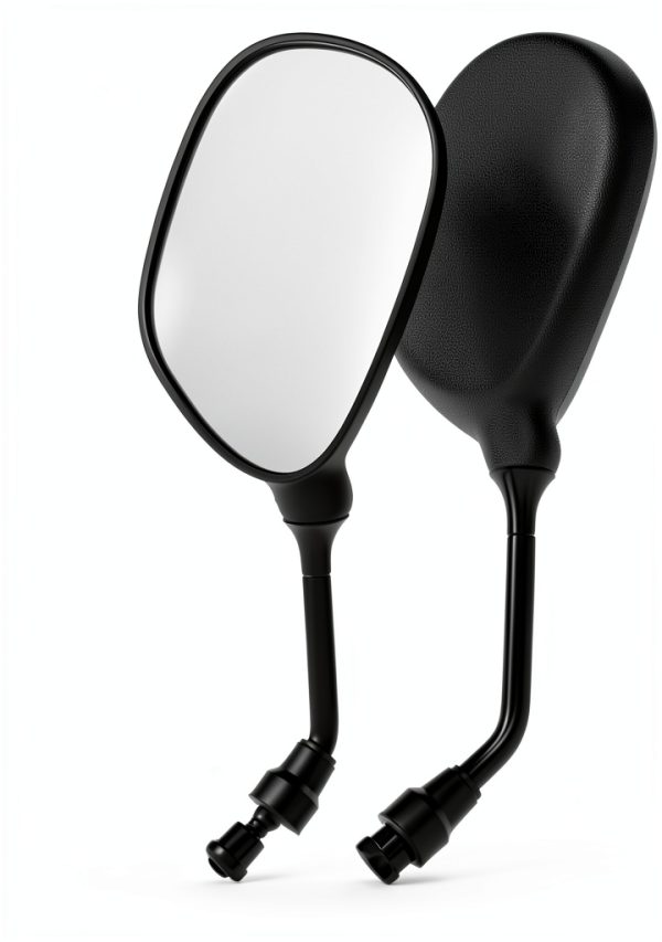ATV Rear View Mirror LEIMO KPARTS MF3244 Black 7/8" Handlebar Mount-2