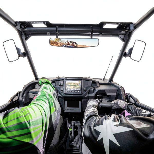UTV Side Mirror BETOOLL HW8039 Black Adjustable Convex Mirror-1