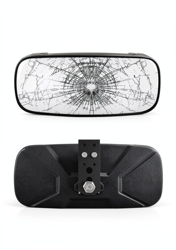 ZIDIYORUO Convex Mirror for Polaris Ranger 2015-2020 Black 10x4-4
