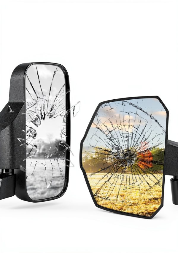 UTV Side Mirror KEMIMOTO Black Adjustable Aluminum for Polaris Ranger-7