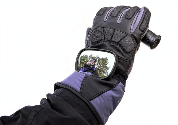 Hand Mirror Raider R25 Convex Lens 3.5 x 2.25 in Handheld-3