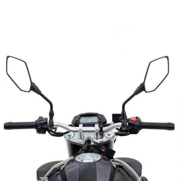 ATV Side View Mirrors OFIG Universal Fit Convex Adjustable Black-6
