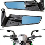Xintre Anti‑Glare Motorcycle Mirrors Large Black Universal Fit-0