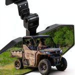 KEMIMOTO Center Rear Mirror for UFORCE 1000/600 Roof Mount 10" x 3"-0