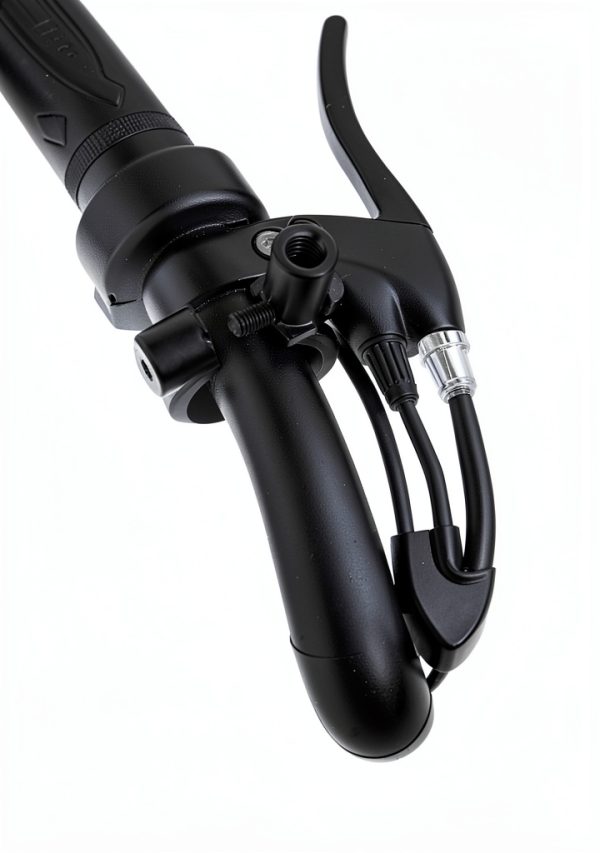 ATV Rear View Mirror LEIMO KPARTS MF3244 Black 7/8" Handlebar Mount-4