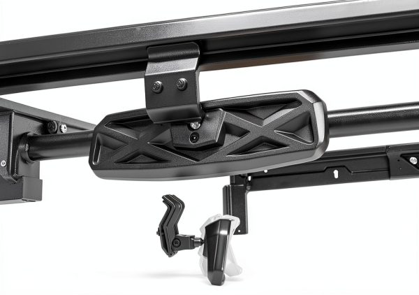 UTV Rearview Mirror SHEJISI MR102B Black Adjustable 10.6x3.1 Roll Cage-4