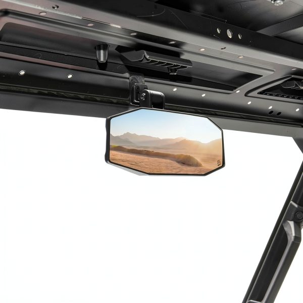 KEMIMOTO UTV Rear View Mirror Center Mount Anti-Glare Convex-7