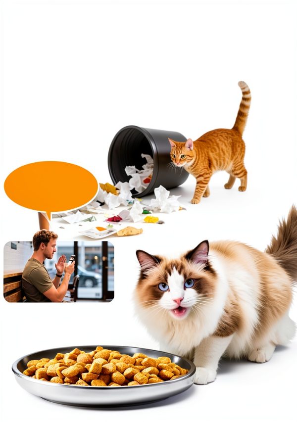 Yakry Automatic Cat Feeder with Camera 5G WiFi 4L Stainless Steel Bowl-3