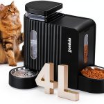 Gravity Cat Feeder Apollo 2-in-1 Feeder with 304 Steel Bowls 4L-0