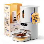 Automatic Cat Feeder Pawsync WiFi Smart Scale 3.6L White‑Grey Model-0