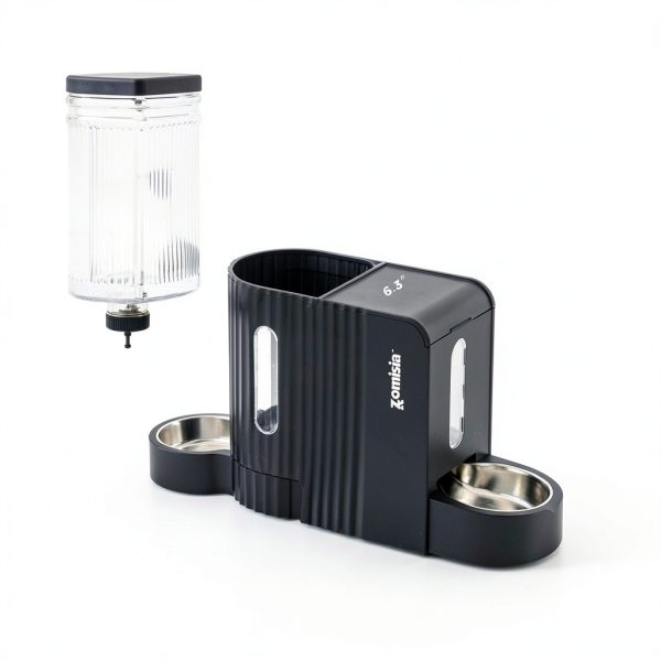 Gravity Cat Feeder Apollo 2-in-1 Feeder with 304 Steel Bowls 4L-2
