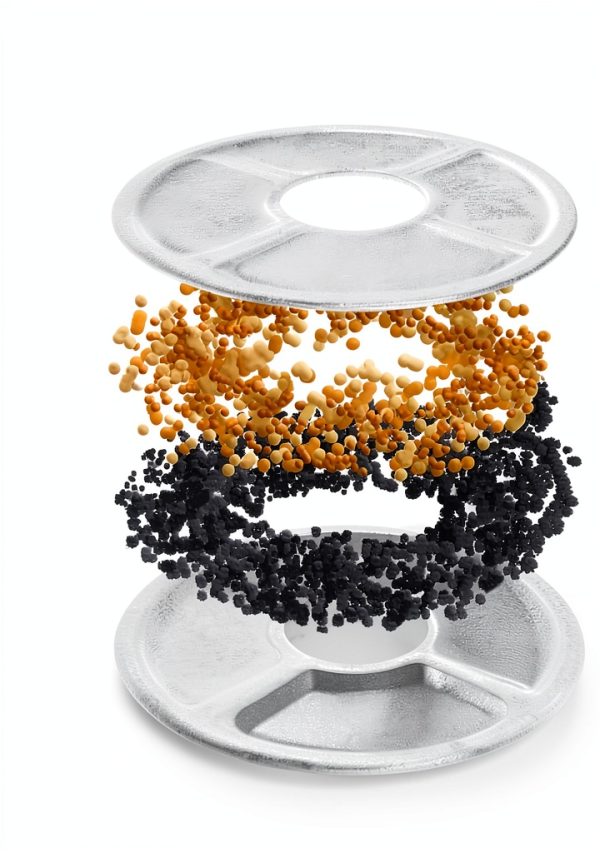 Automatic Cat Feeder and Water Fountain, 4L/16 Cups Timed Cat Dry Food Dispenser, 10s Meal Call, 20 Portions 6 Meals Per Day, 2L Cats Fountains for Drinking with Filter, Pet Feeder for Dog Black-4
