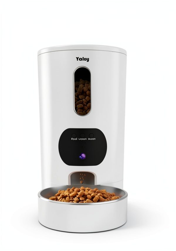 Yakry Automatic Cat Feeder with Camera 5G WiFi 4L Stainless Steel Bowl-8
