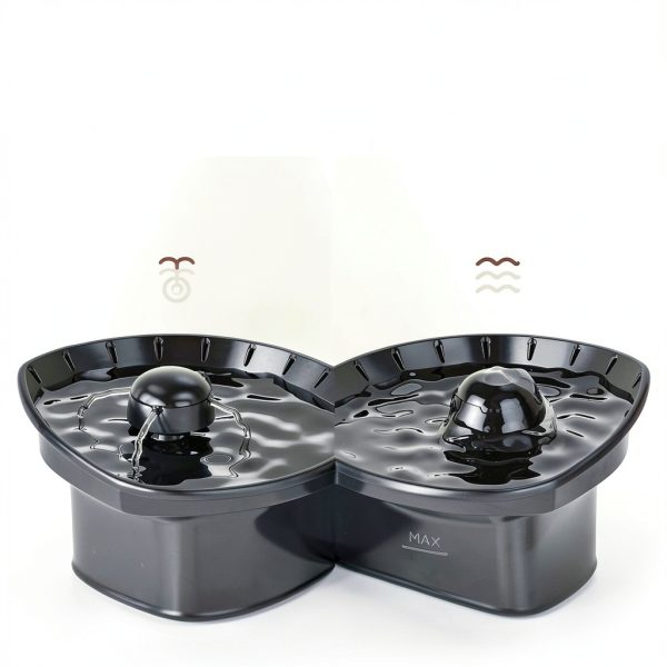 Automatic Cat Feeder IMIPAW 3L Combo with Water Fountain and Dual-3