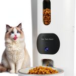 Yakry Automatic Cat Feeder with Camera 5G WiFi 4L Stainless Steel Bowl-0
