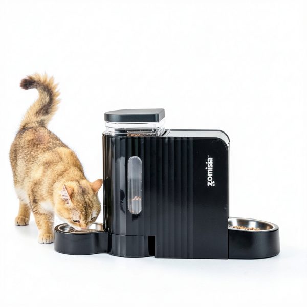 Gravity Cat Feeder Apollo 2-in-1 Feeder with 304 Steel Bowls 4L-7